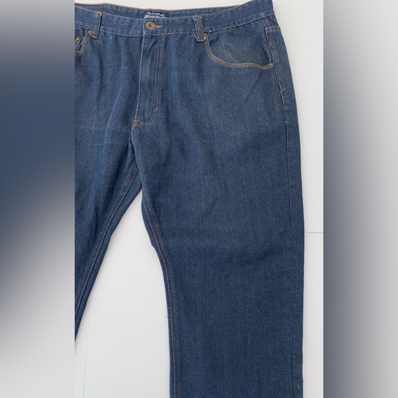 Parish Nation Straight Jeans Health Wealth Wisdom Dark - Picture 3 of 9